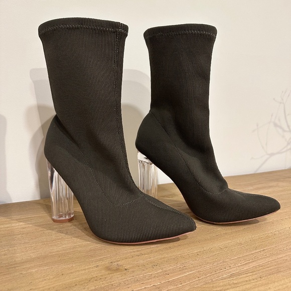 Sock Style Heels - Picture 1 of 7